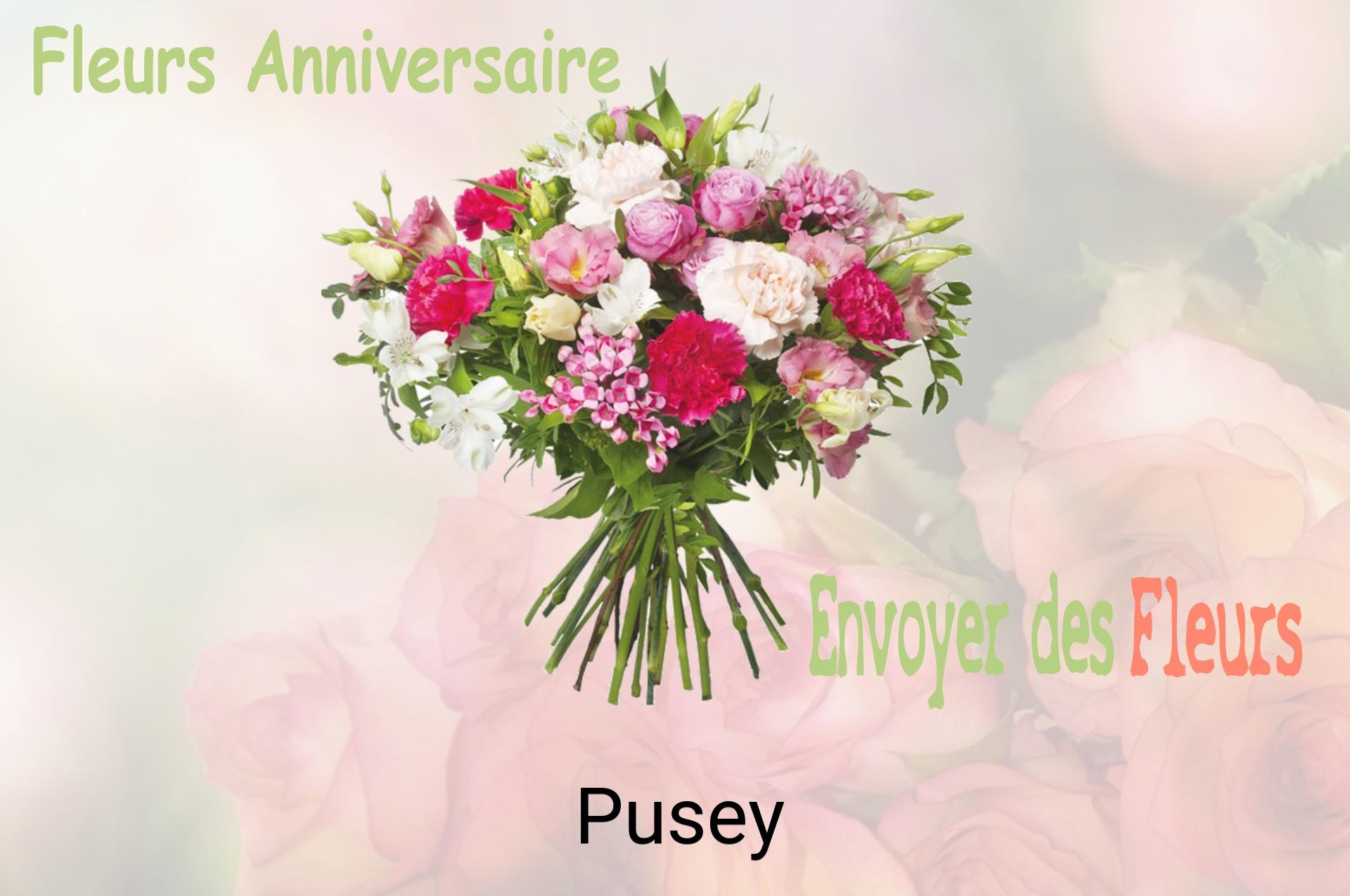 Bouquet de fleurs d’anniversaire livré à Pusey
