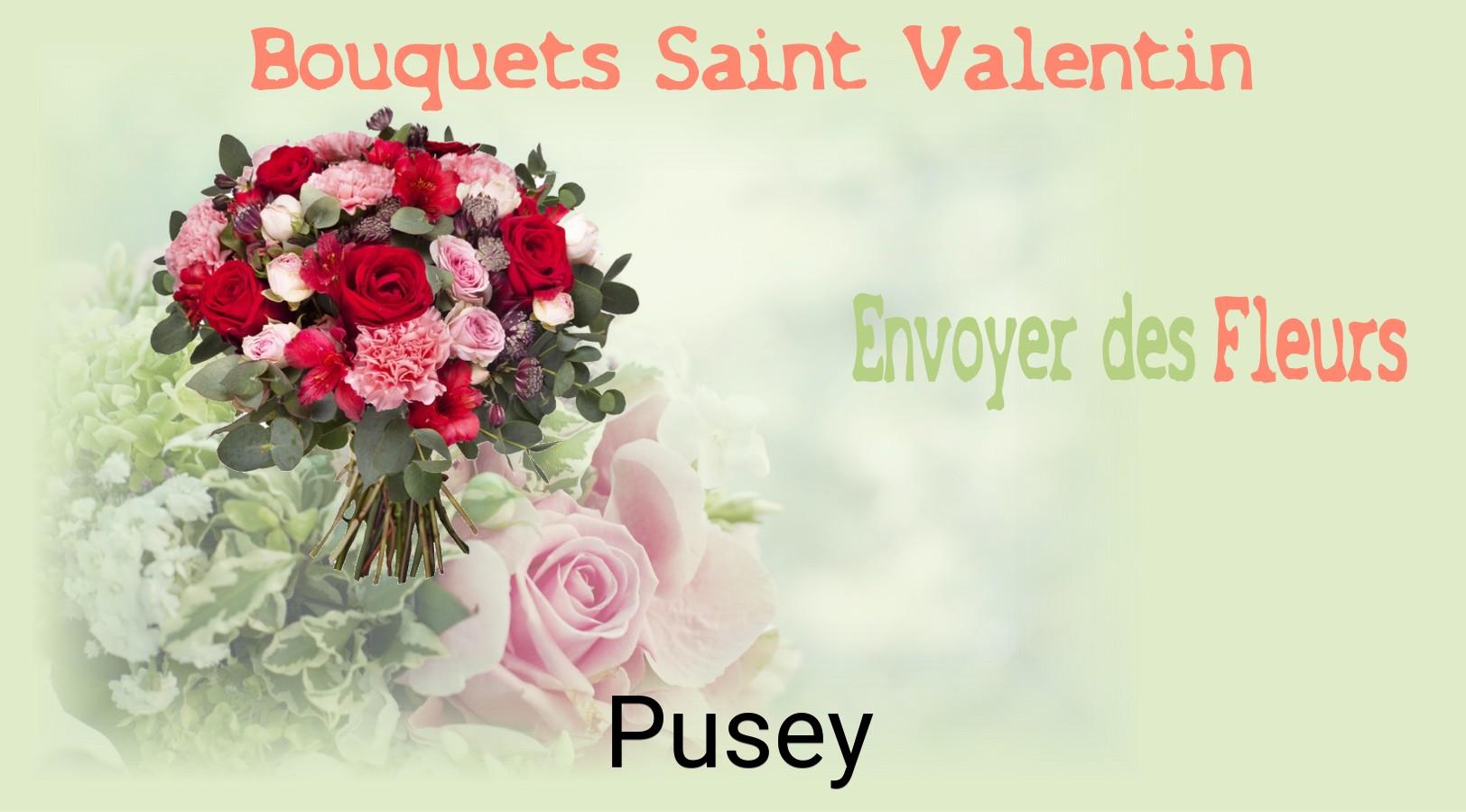 Roses de Saint-Valentin livrées à Pusey